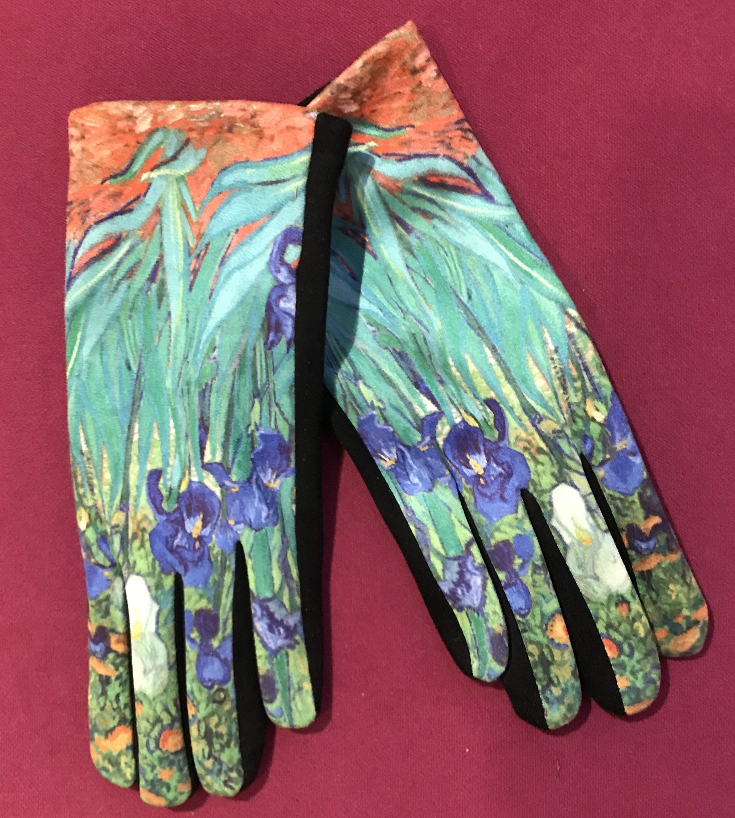 Teal Artistic Gloves