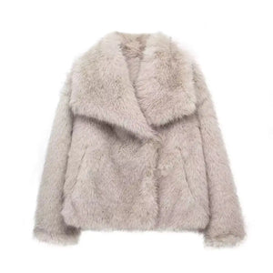 Plush Fur Coat