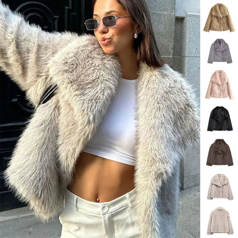 Plush Fur Coat