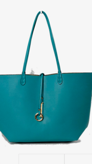 Reversible Turquoise Bag